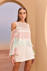 Blusa muselina listrada SK Candy