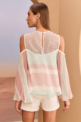Blusa muselina listrada SK Candy