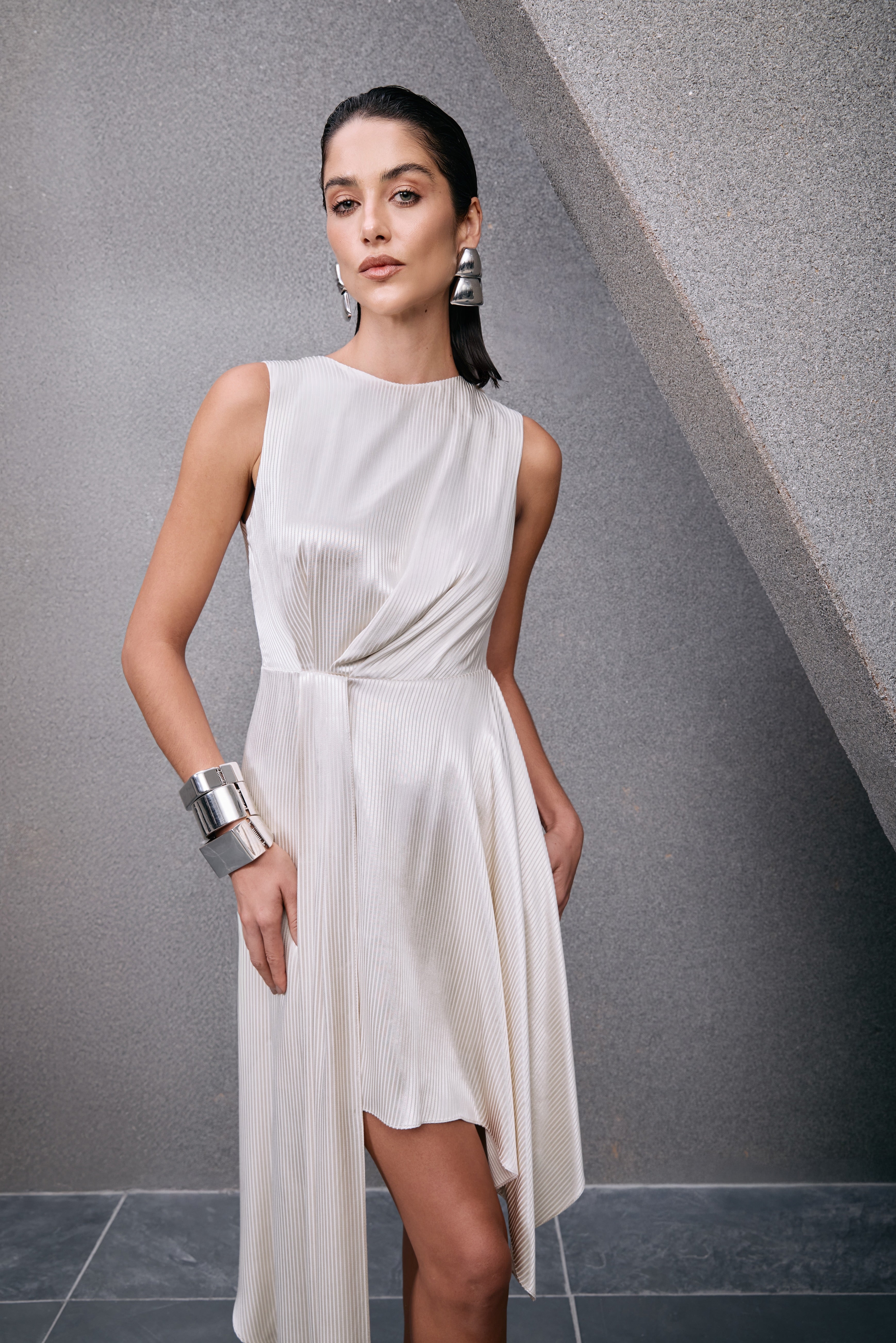 TD Crossed Back Short Dress