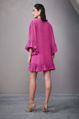 Vestido curto TD Magenta