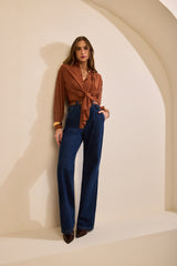 SK Flare Blue Jeans