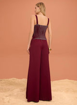 SK Burgandy Pants