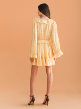 Sk Short Yellow Dress