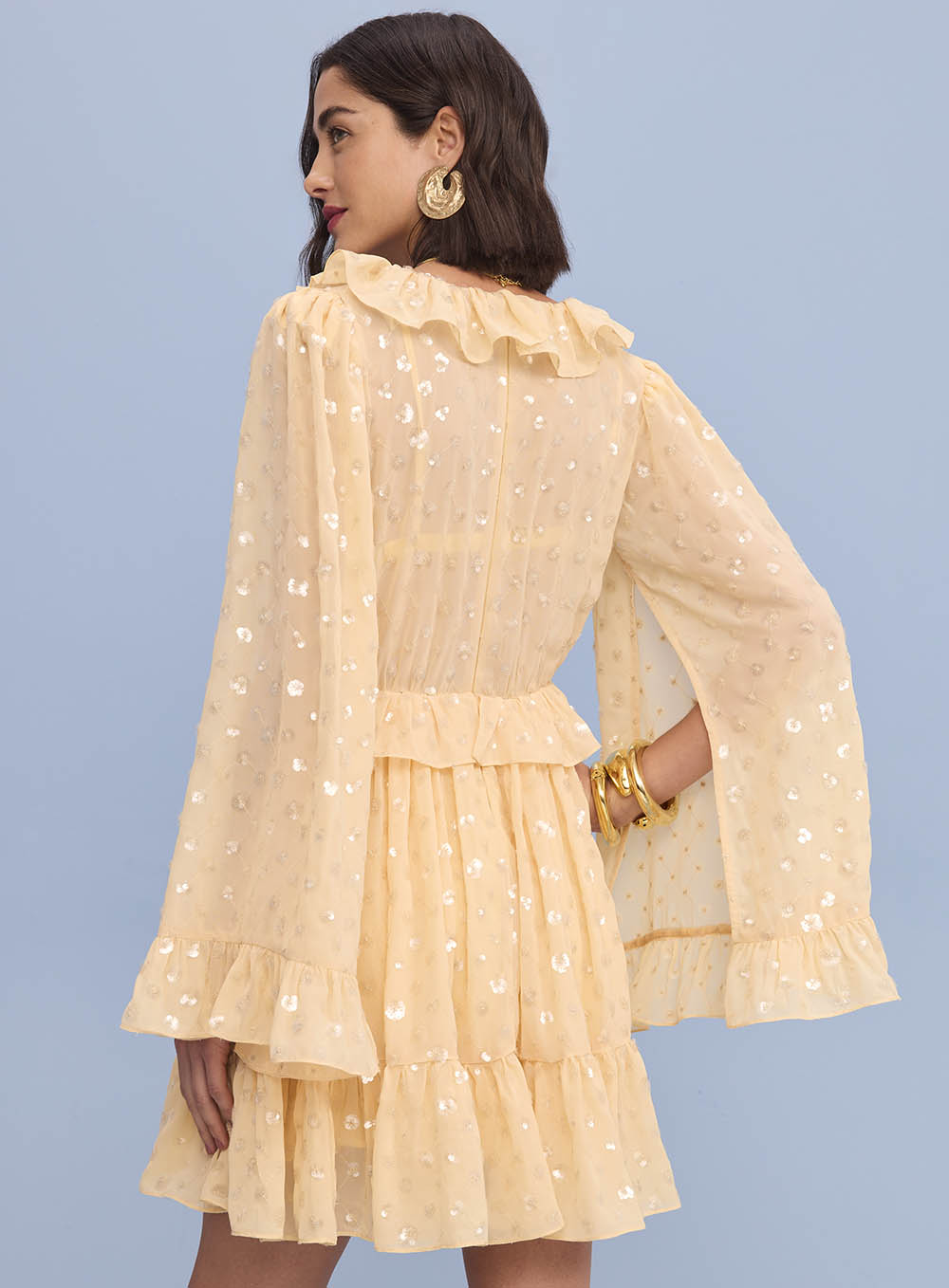 Sk Short Yellow Dress