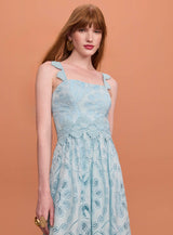 SK Sky Blue Long Dress