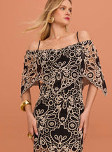 SK Black Midi Dress