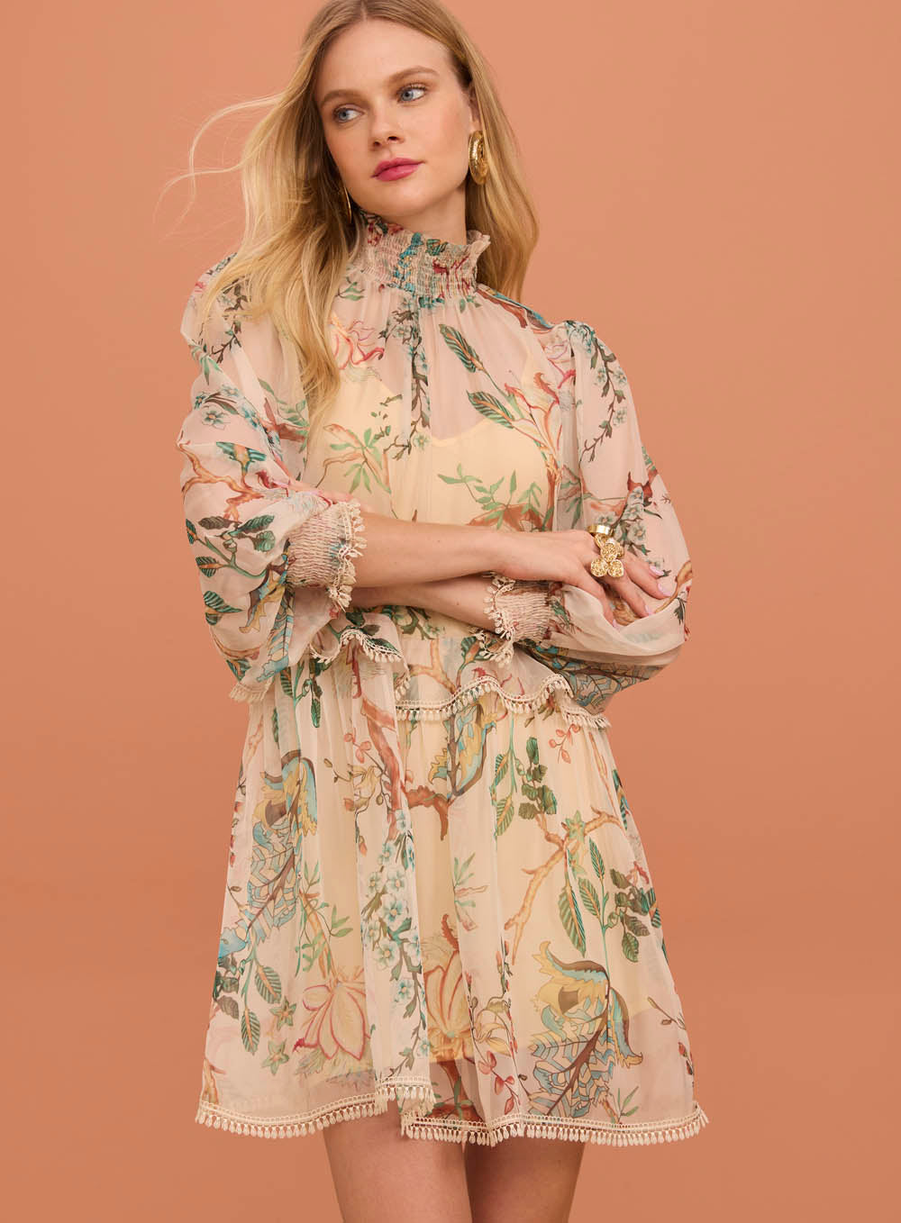 Sk Short Floral Dress