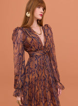 SK Snake Printed Dress