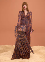 SK Snake Printed Dress