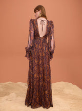 SK Snake Printed Dress