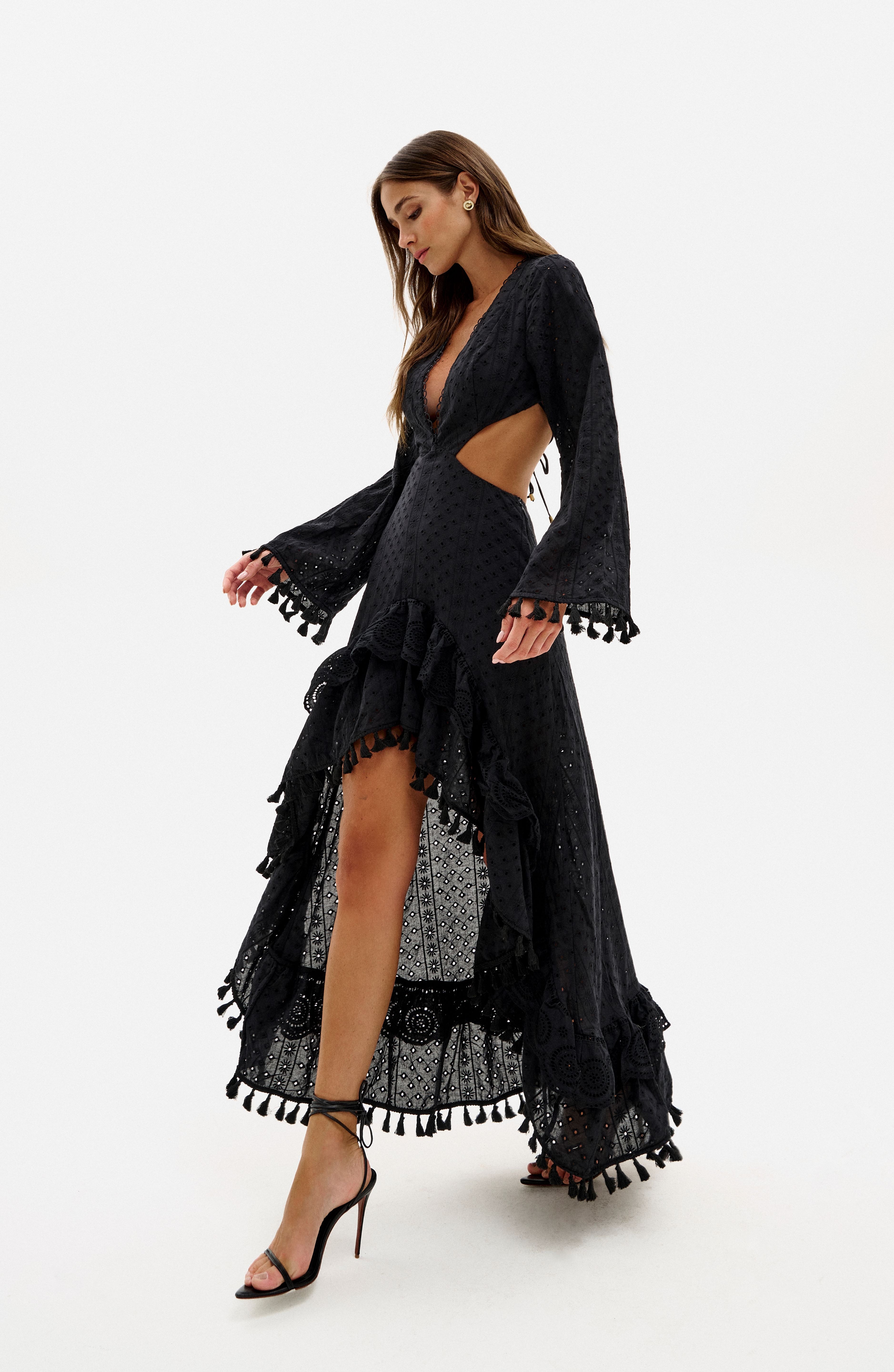 OS Michelly Ruffle Alto-Baixo