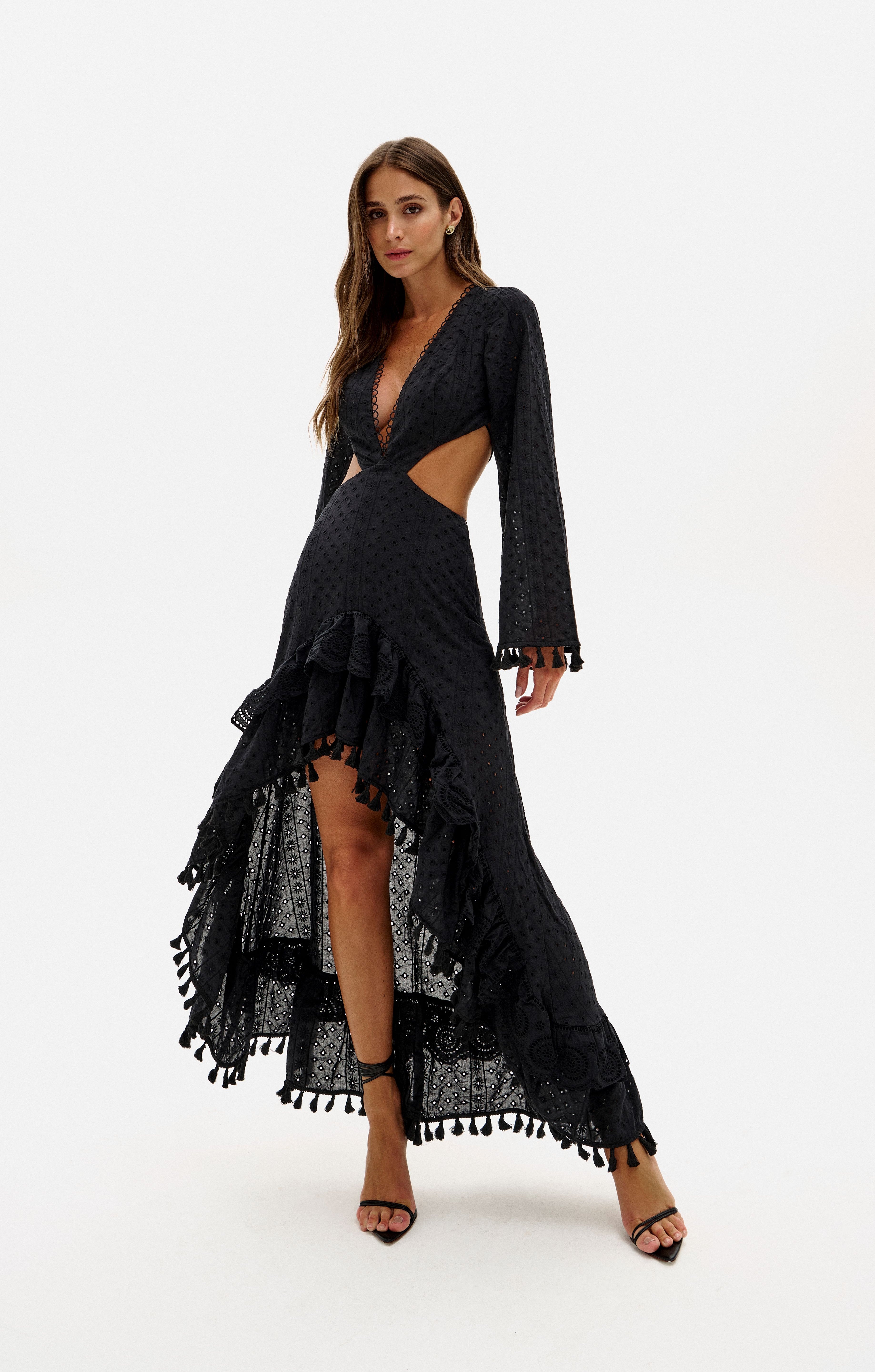 OS Michelly Ruffle Alto-Baixo