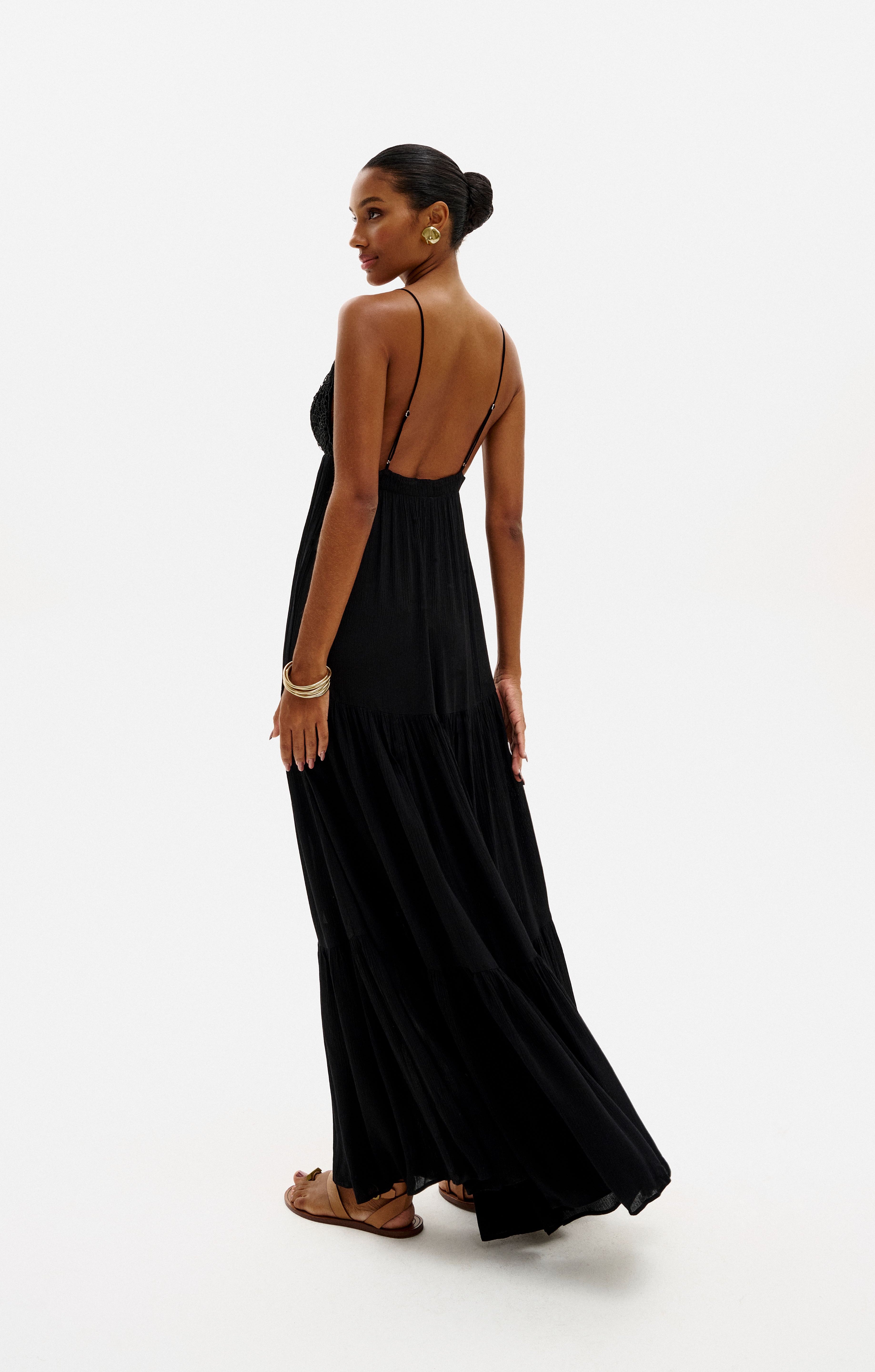 Vestido OS Vanessa com detalhes em renda