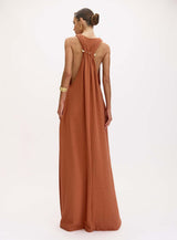 OS Brown Beatrice Dress