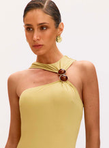 OS Meghann Yellow Dress