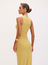 OS Meghann Yellow Dress