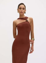 OS Meghann Brown Dress