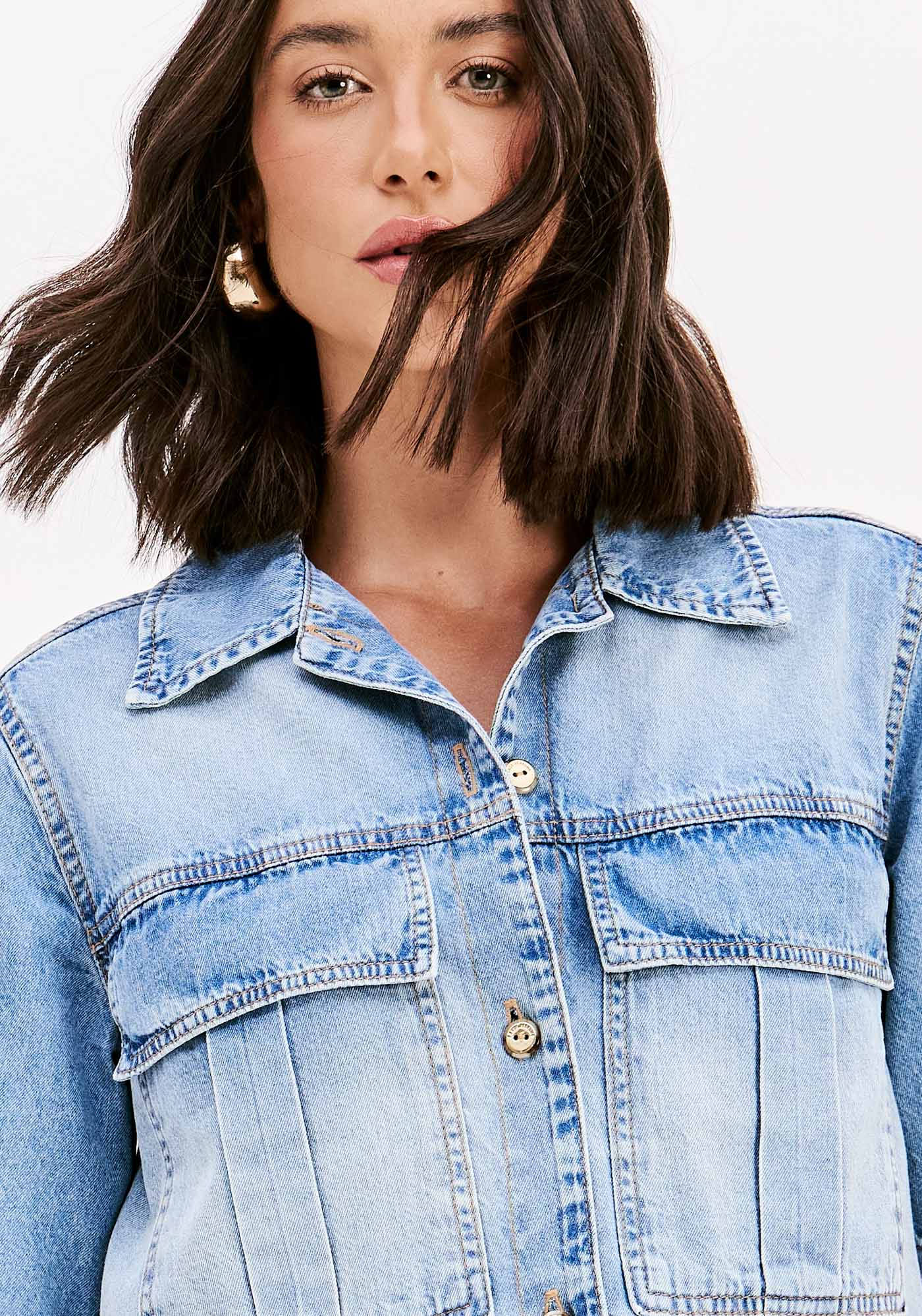 LP Short-Sleeve Denim Shirt