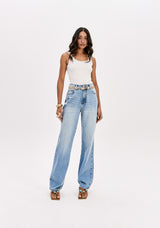LP Super High-Waisted Straight Jeans