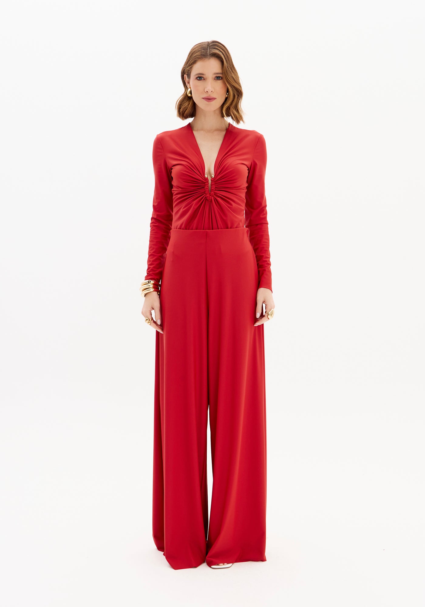Body LP Red com decote em V