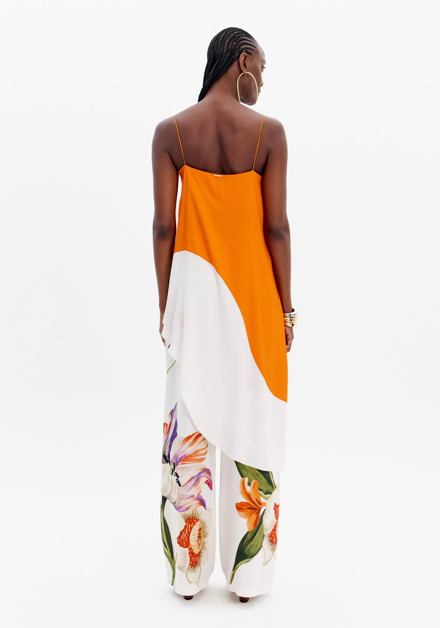 LP Orange Floral Blouse