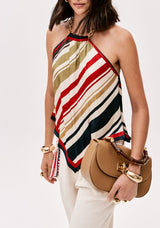 LP Backless Asymetric Blouse