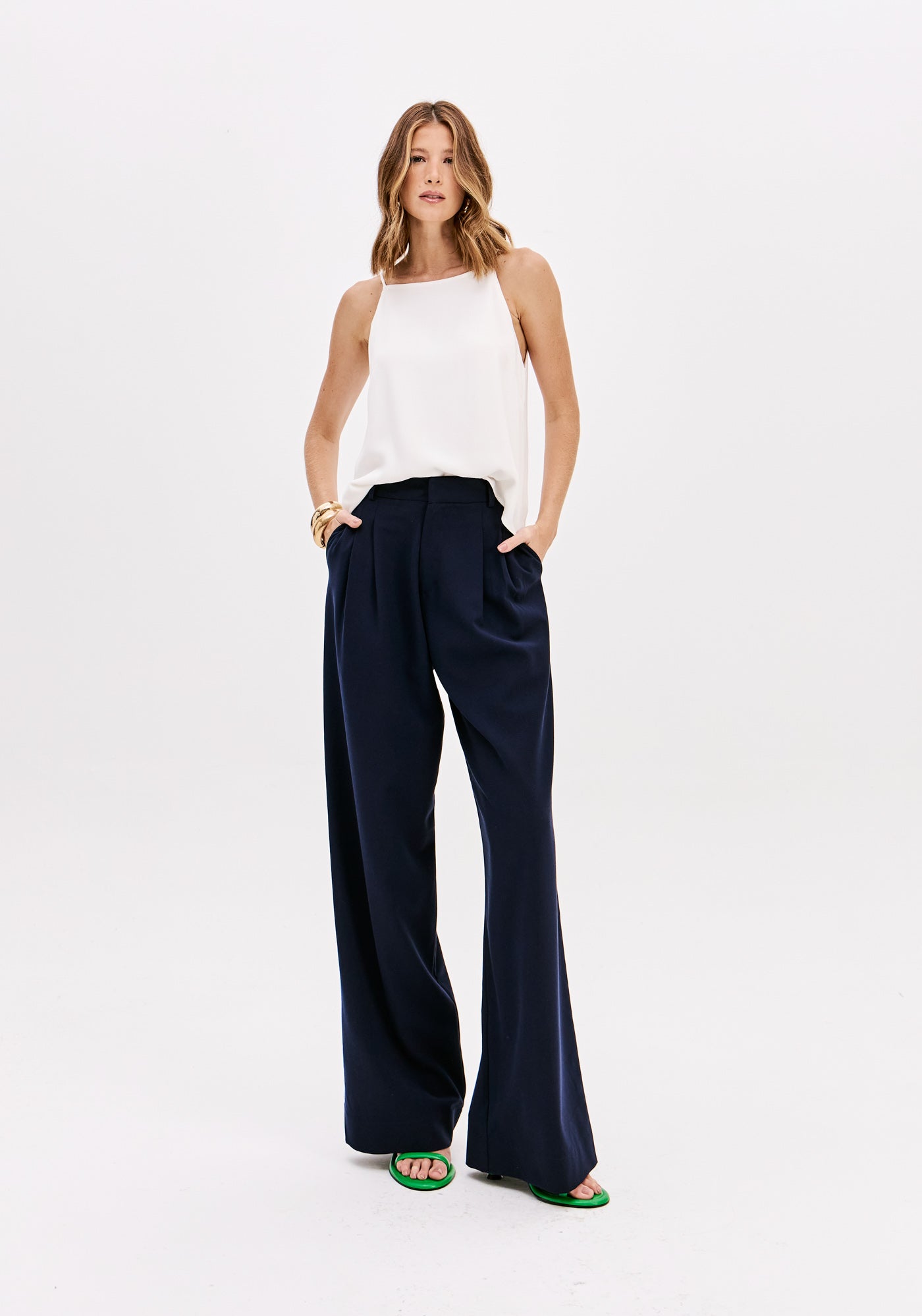 Blusa LP Branca Alça Curta