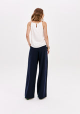 LP White Short Strap Blouse