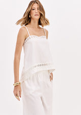 LP White Linen Blouse