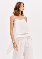 LP White Linen Blouse