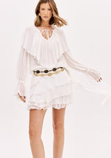 LP White Long Sleeve Blouse