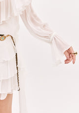 LP White Long Sleeve Blouse