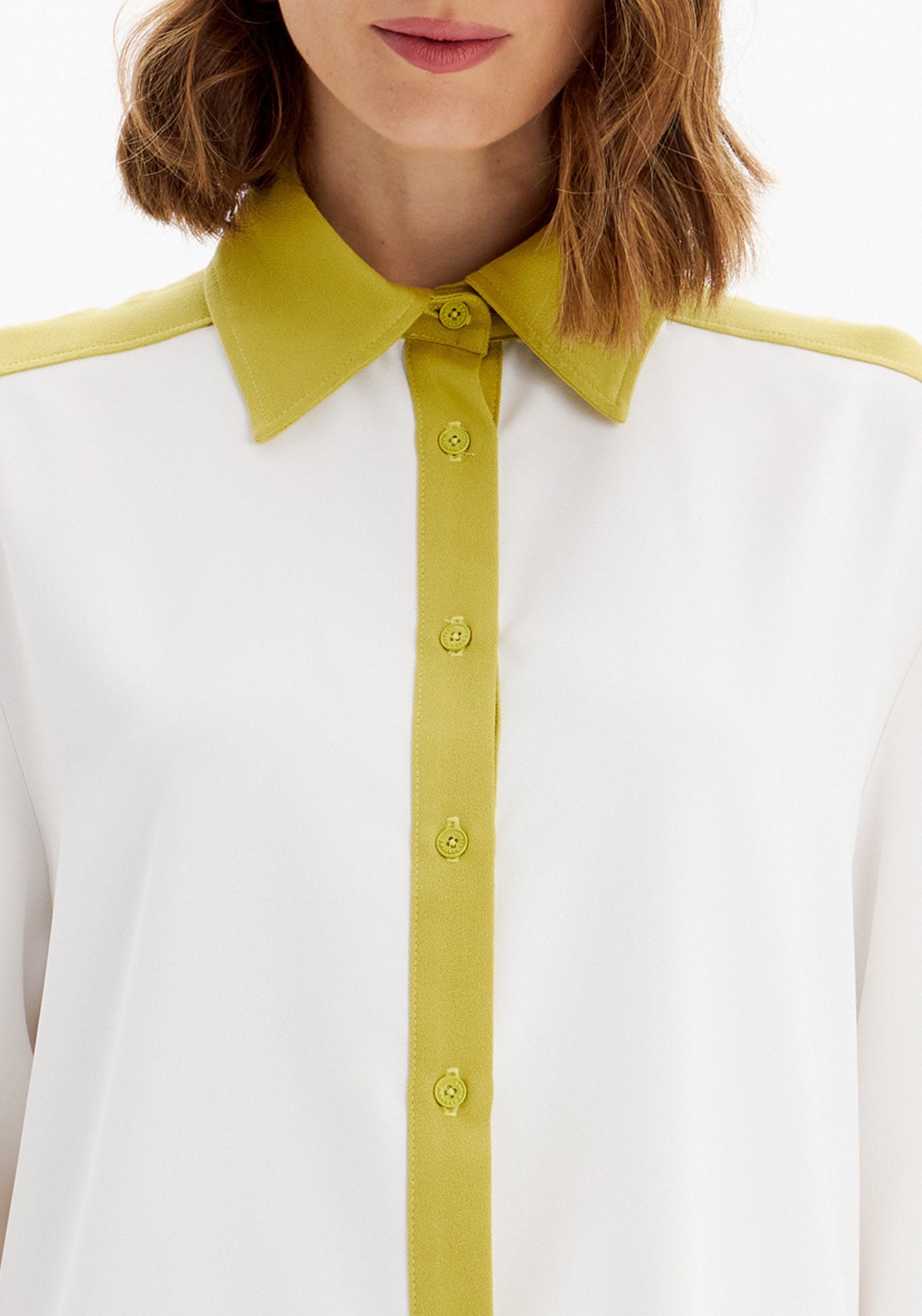 Camisa branca estampada LP