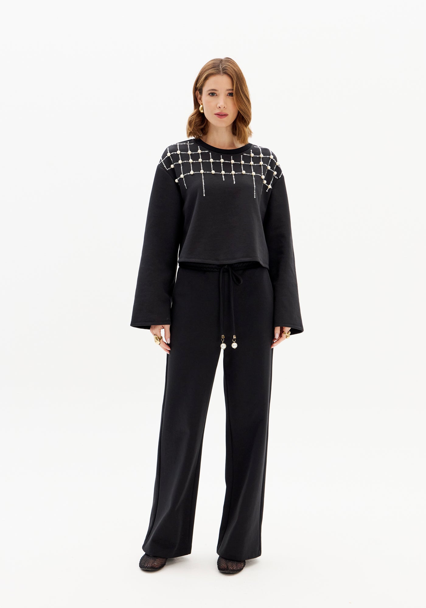 LP Off-White Wide Leg Pants