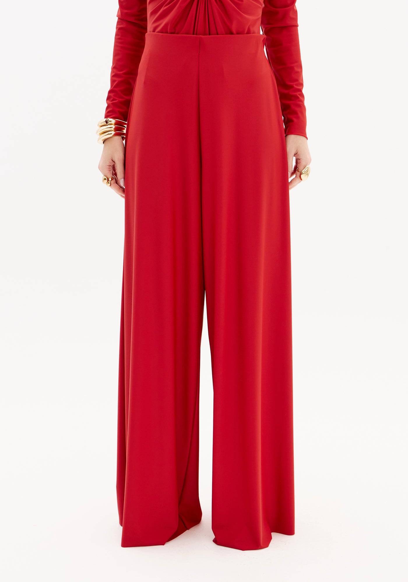 LP Red High Waist Pants