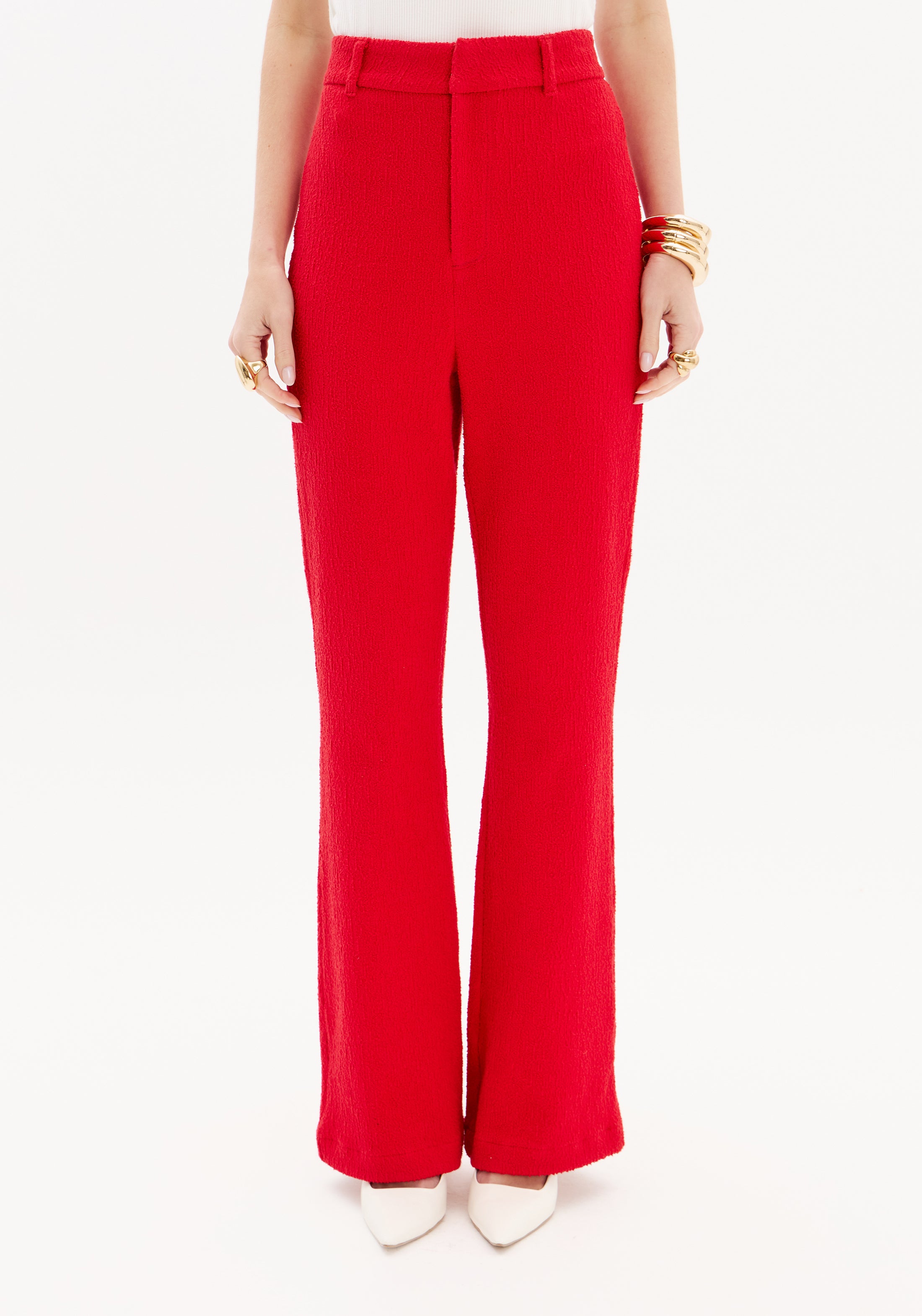 LP Red Flare Pants