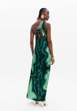 LP Green Long Dress
