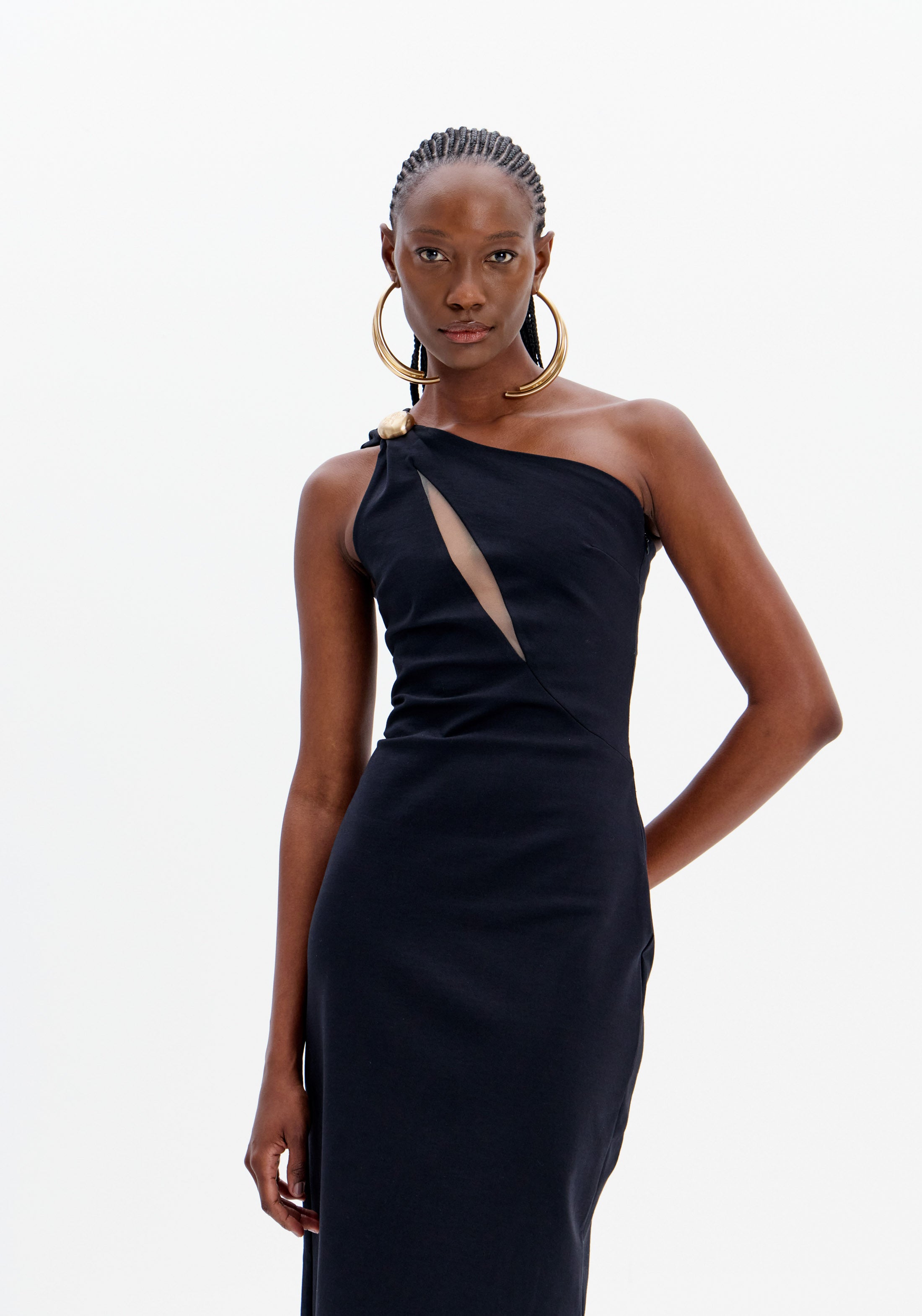 Vestido Midi Preto LP
