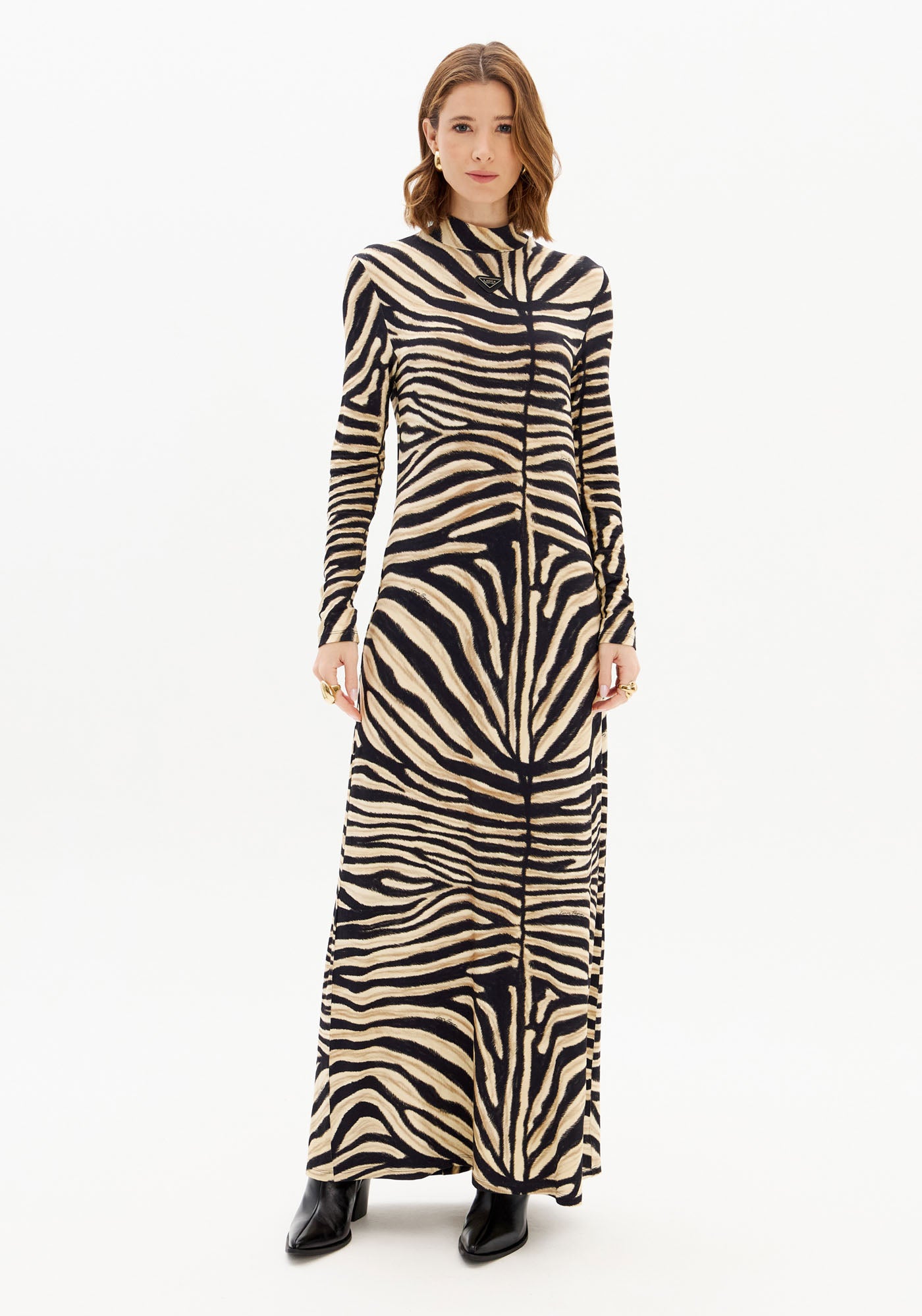 Vestido longo zebra LP