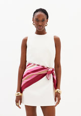 LP White Sleeveless Dress