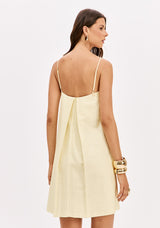 LP Yellow Short Printed Dress