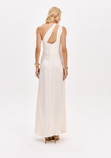 LP Long White One Shoulder Dress