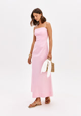 LP Pink Midi Tube Dress
