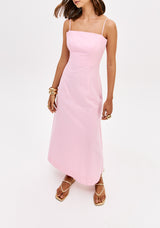 LP Pink Midi Tube Dress