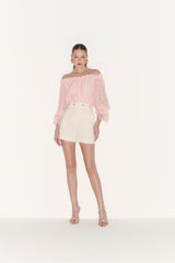 FC Blush Off-Shoulder Blouse