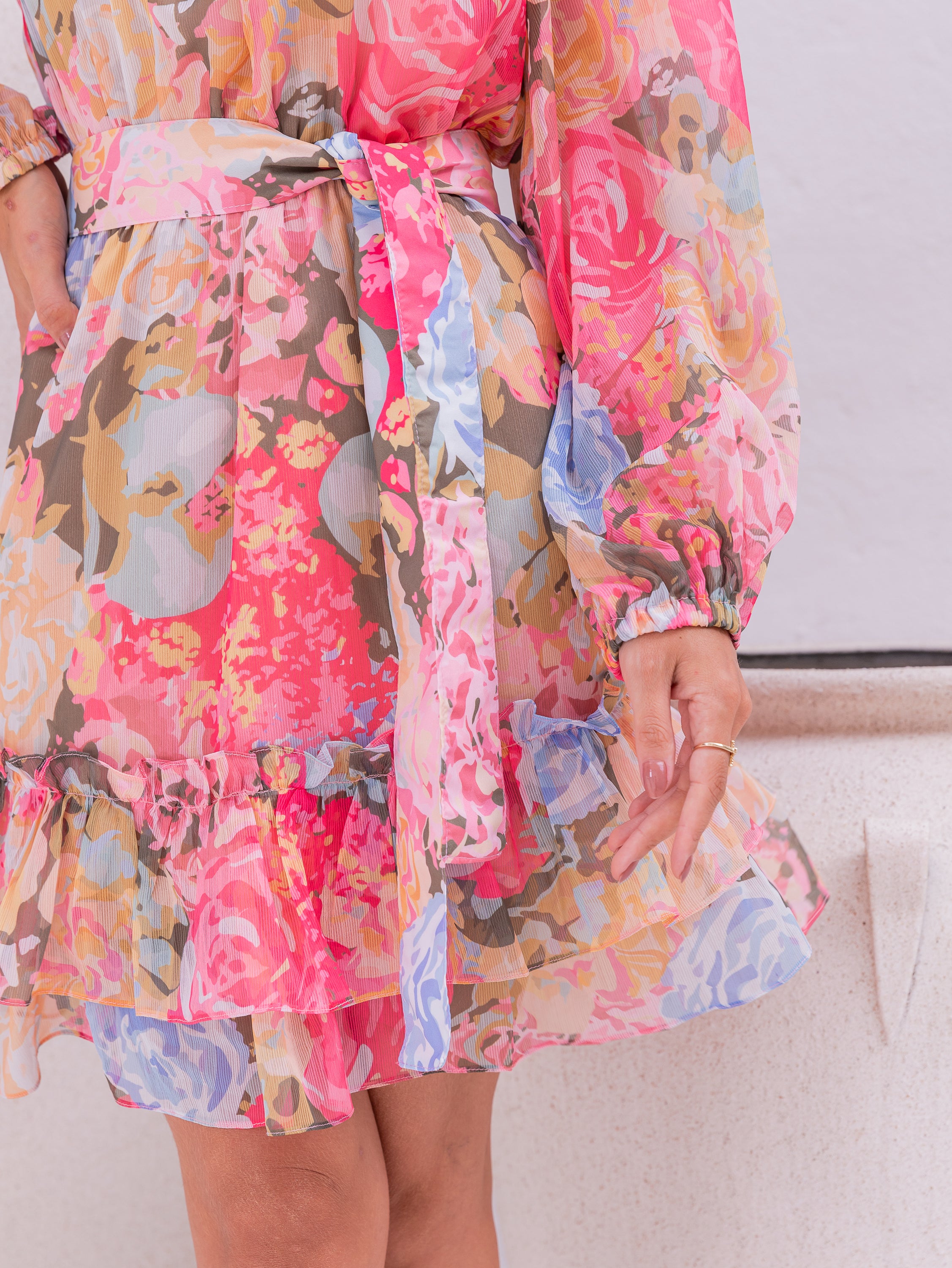 AL Floral Short Dress