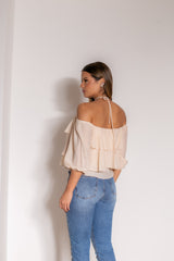 FC Sand Ruffle Blouse