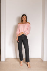 FC Blush Off-Shoulder Blouse