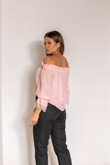 FC Blush Off-Shoulder Blouse