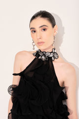 RL Jade Tailoring and Chiffon Dress